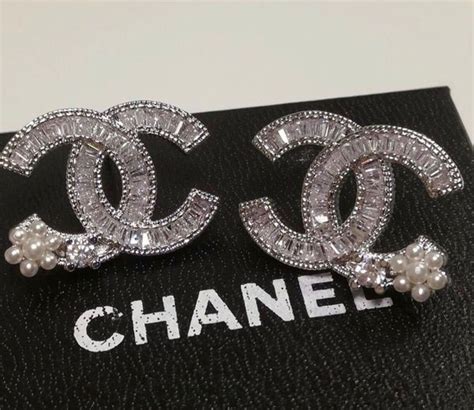 are chanel earrings real diamonds|authentic chanel earrings.